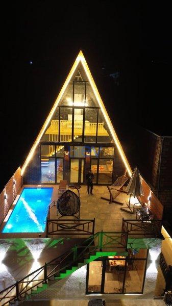 Kirayə (günlük) 3 otaqlı Aframe evlər  120m², Quba