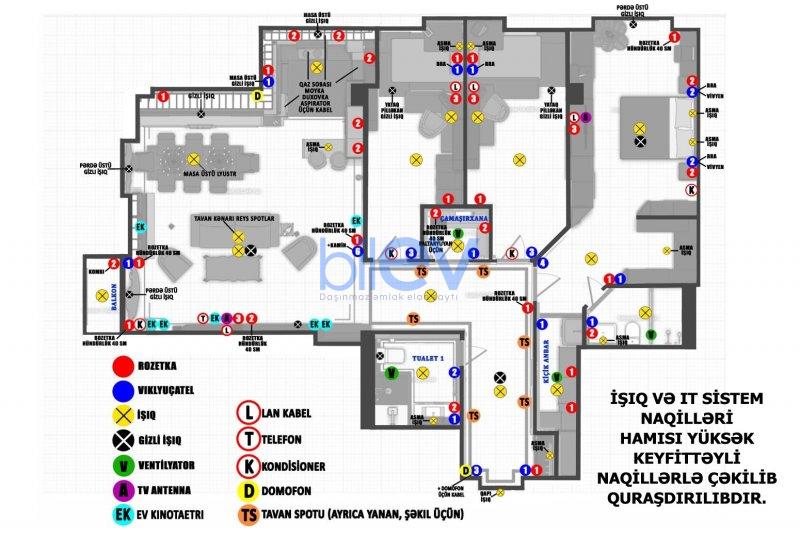 Satış 4 otaqlı Yeni Tikili bina evi  122m², Bakı