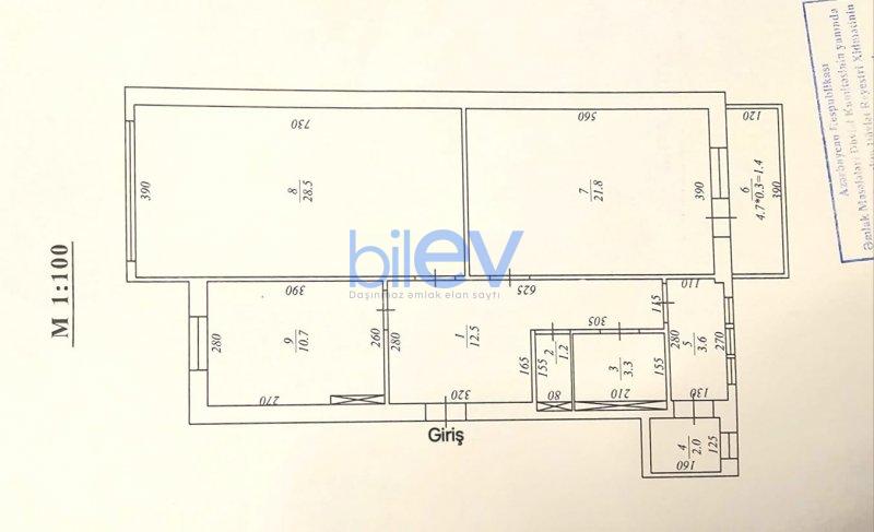 Satılır 3 otaqlı Yeni Tikili  85m², Bakı