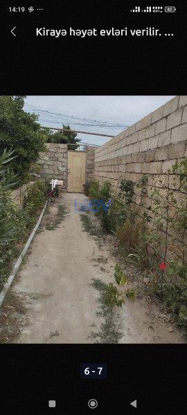 Kirayə (aylıq) 2 otaqlı Həyət evi  24m², Bakı
