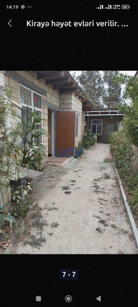 Kirayə (aylıq) 2 otaqlı Həyət evi  24m², Bakı