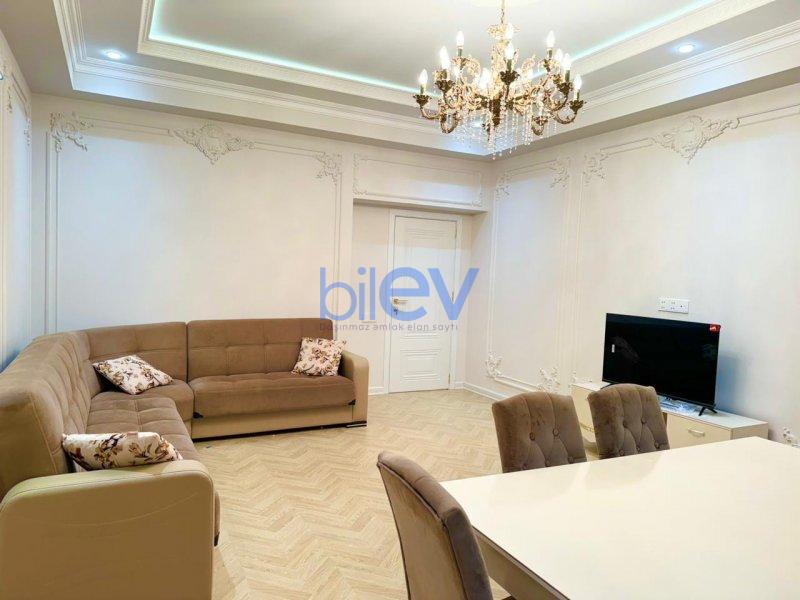 Aylıq Kirayə 2 otaqlı Yeni Tikili bina evi  90m², Bakı