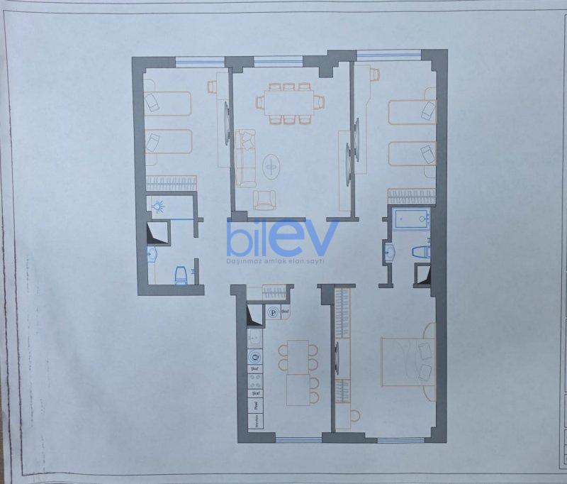 Satılır 4 otaqlı Yeni Tikili  138m², Bakı