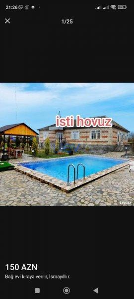 Kirayə (günlük) 6 otaqlı Həyət evi  80m², İsmayıllı