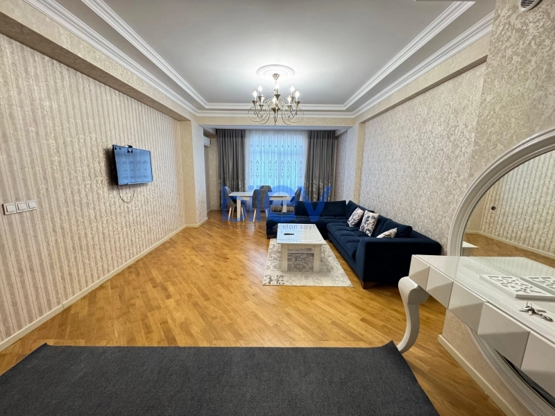 Aylıq Kirayə 2 otaqlı Yeni Tikili bina evi  110m², Bakı