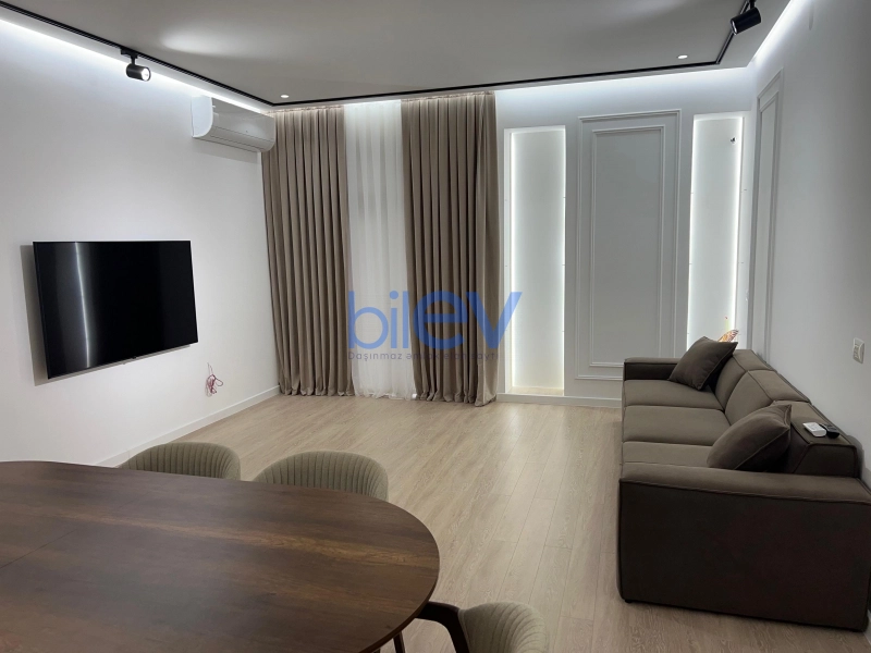 Aylıq Kirayə 3 otaqlı Yeni Tikili bina evi  106m², Bakı