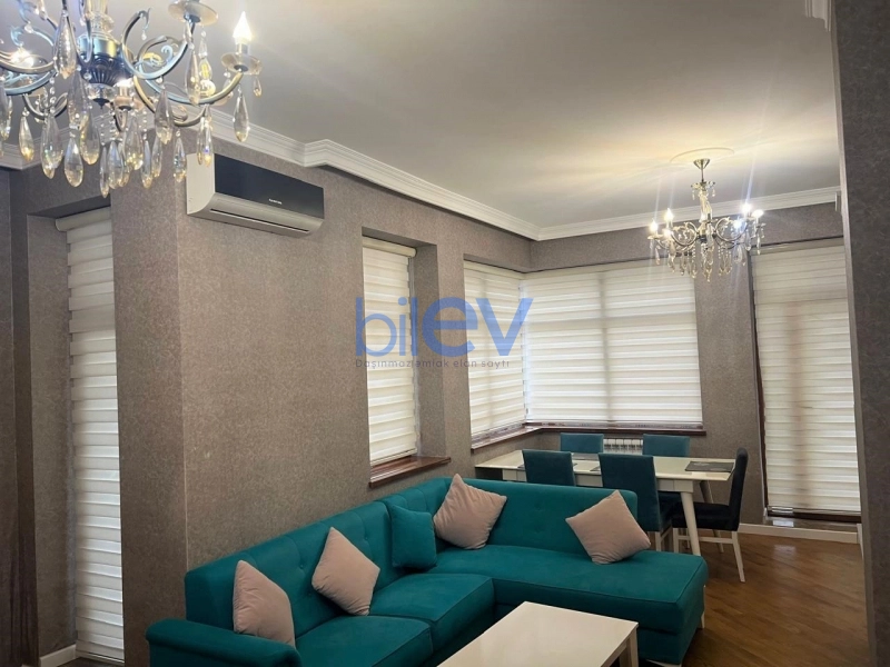 Aylıq Kirayə 2 otaqlı Yeni Tikili  90m², Bakı