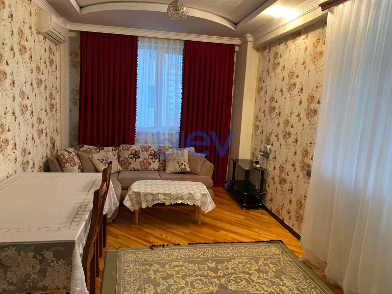 Aylıq Kirayə 2 otaqlı Yeni Tikili bina evi  90m², Bakı
