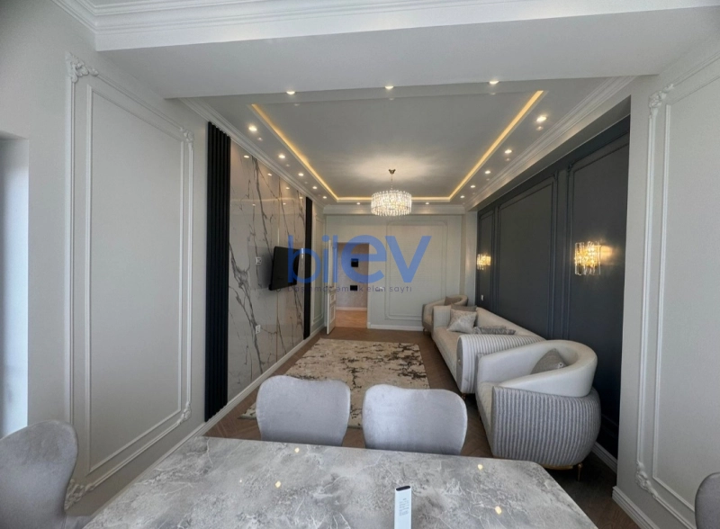Aylıq Kirayə 2 otaqlı Yeni Tikili bina evi  88m², Bakı