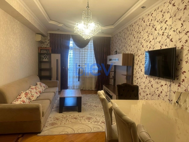 Aylıq Kirayə 2 otaqlı Yeni Tikili bina evi  74m², Bakı