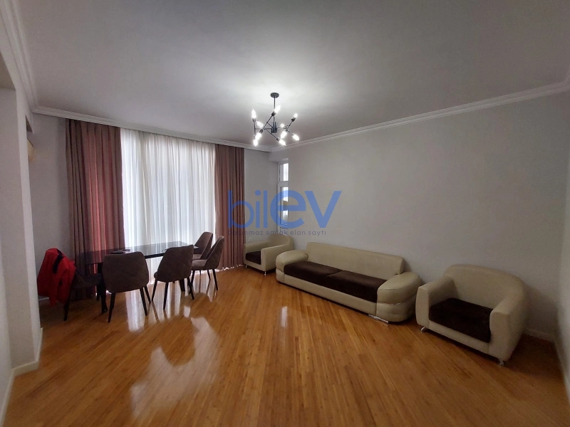 Aylıq Kirayə 3 otaqlı Yeni Tikili bina evi  87m², Bakı