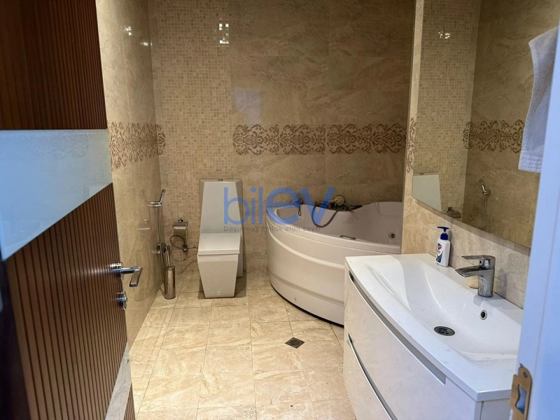 Aylıq Kirayə 3 otaqlı Yeni Tikili bina evi  170m², Bakı