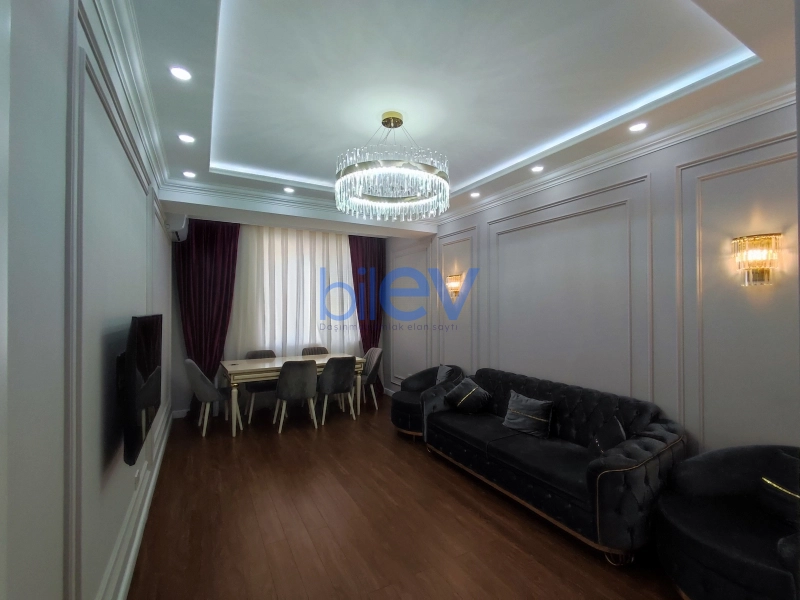 Aylıq Kirayə 3 otaqlı Yeni Tikili bina evi  110m², Bakı