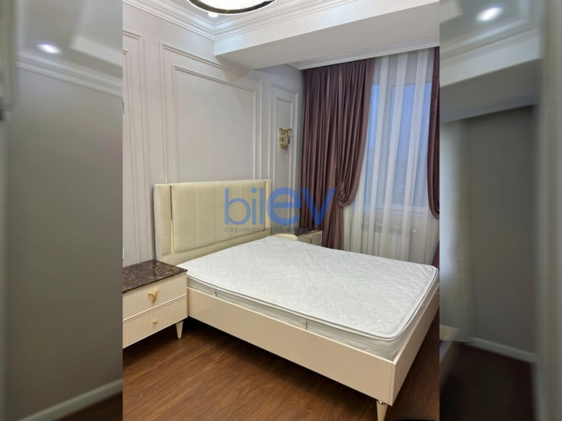 Aylıq Kirayə 3 otaqlı Yeni Tikili bina evi  110m², Bakı