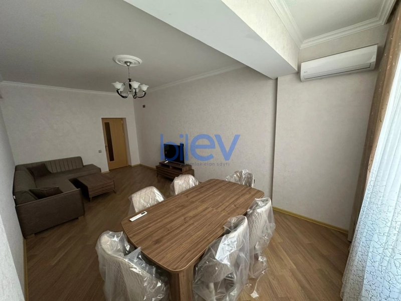 Aylıq Kirayə 3 otaqlı Yeni Tikili bina evi  124m², Bakı