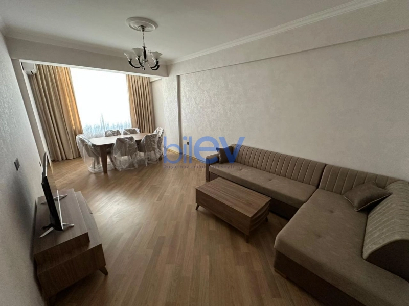 Aylıq Kirayə 3 otaqlı Yeni Tikili bina evi  124m², Bakı