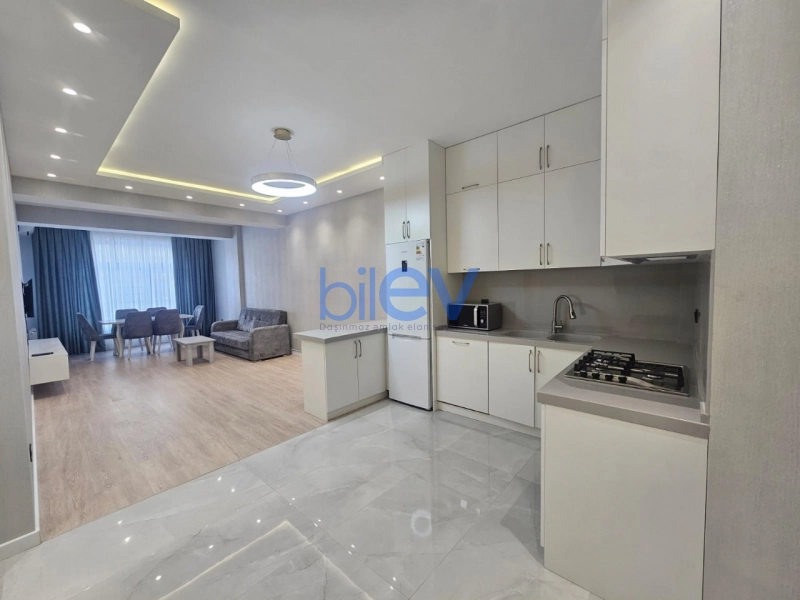 Aylıq Kirayə 2 otaqlı Yeni Tikili bina evi  80m², Bakı