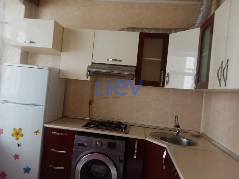 Aylıq Kirayə 2 otaqlı Yeni Tikili bina evi  61m², Bakı