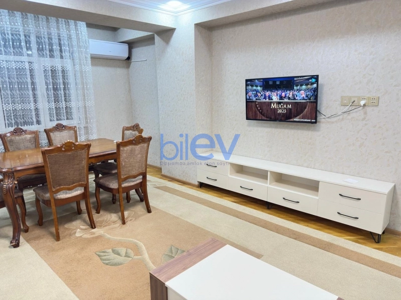 Aylıq Kirayə 2 otaqlı Yeni Tikili bina evi  78m², Bakı