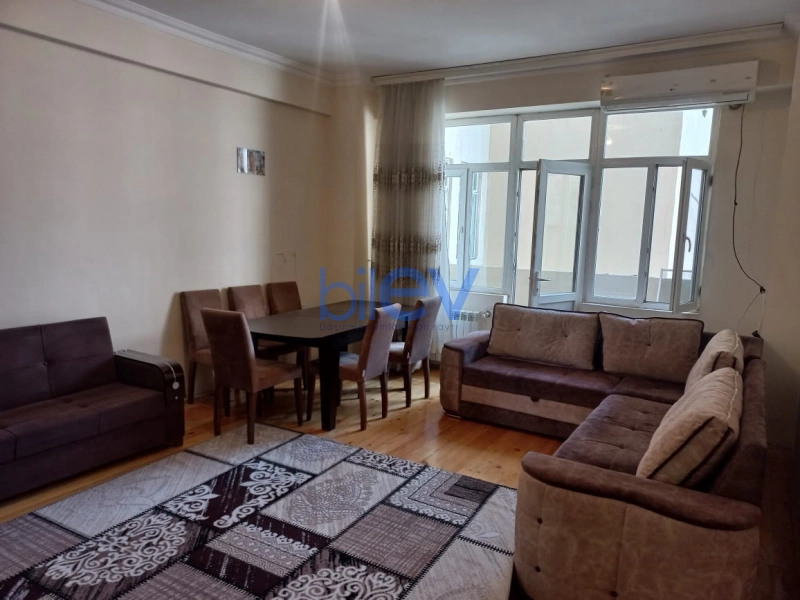 Aylıq Kirayə 2 otaqlı Yeni Tikili bina evi  90m², Bakı