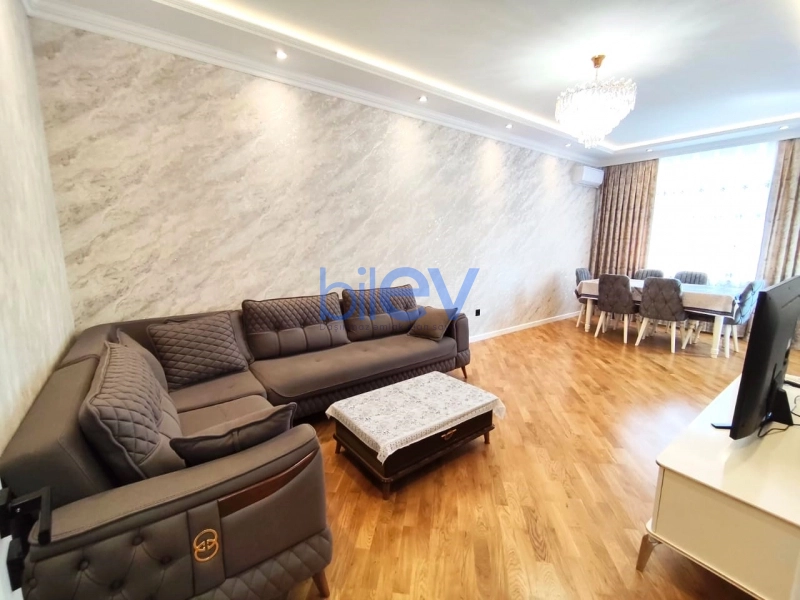 Aylıq Kirayə 3 otaqlı Yeni Tikili bina evi  100m², Bakı