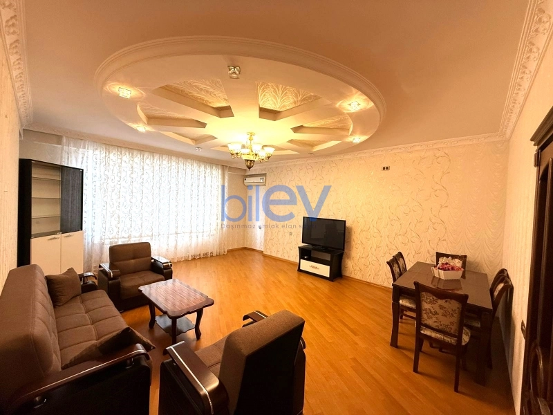 Aylıq Kirayə 3 otaqlı Yeni Tikili bina evi  145m², Bakı