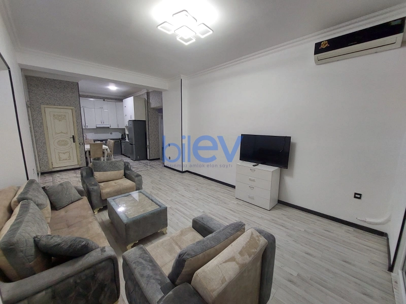 Aylıq Kirayə 2 otaqlı Yeni Tikili bina evi  60m², Bakı