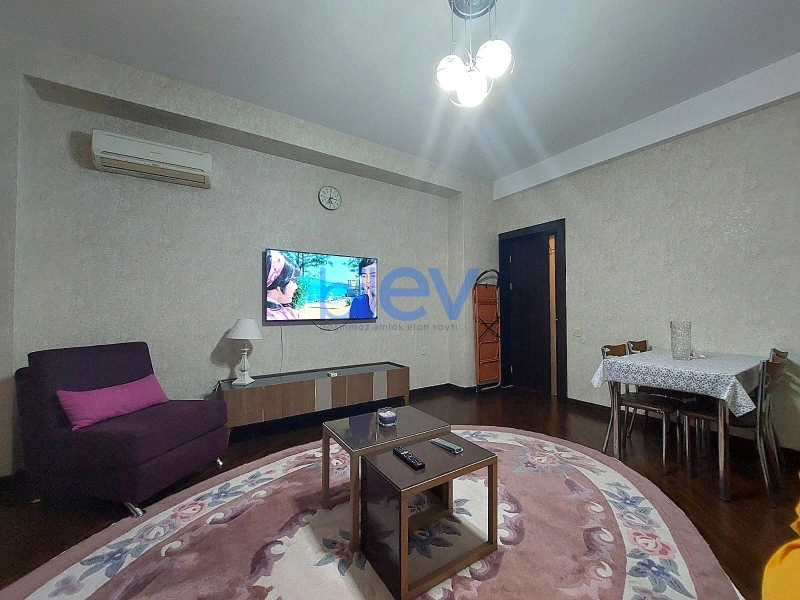 Aylıq Kirayə 2 otaqlı Yeni Tikili bina evi  65m², Bakı
