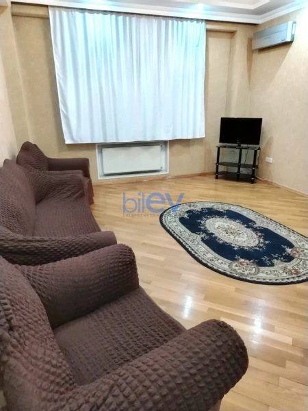 Aylıq Kirayə 2 otaqlı Yeni Tikili bina evi  107m², Bakı