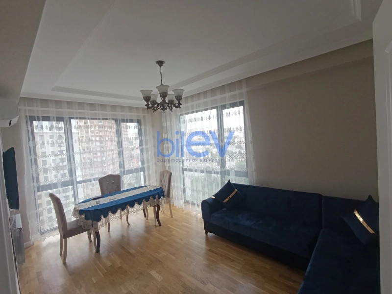 Aylıq Kirayə 2 otaqlı Yeni Tikili bina evi  70m², Bakı