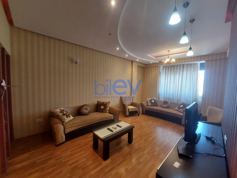 Aylıq Kirayə 2 otaqlı Yeni Tikili bina evi  114m², Bakı
