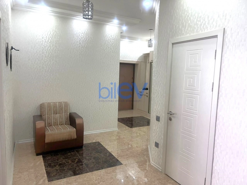 Aylıq Kirayə 2 otaqlı Yeni Tikili bina evi  90m², Bakı