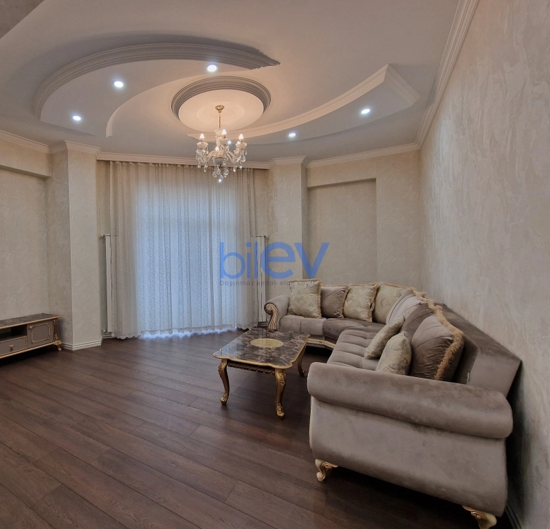 Aylıq Kirayə 3 otaqlı Yeni Tikili bina evi  128m², Bakı