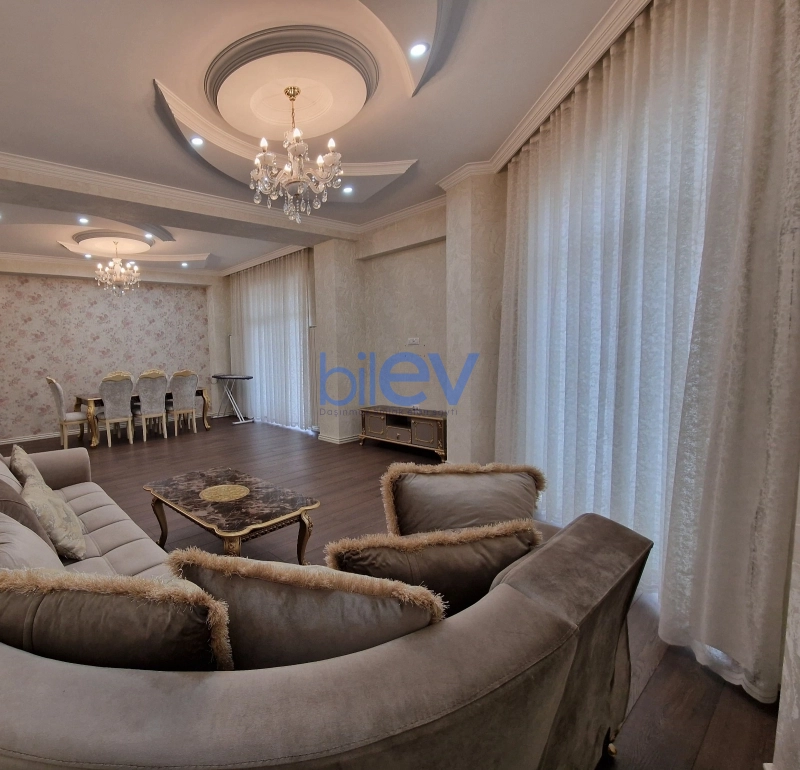 Aylıq Kirayə 3 otaqlı Yeni Tikili bina evi  128m², Bakı