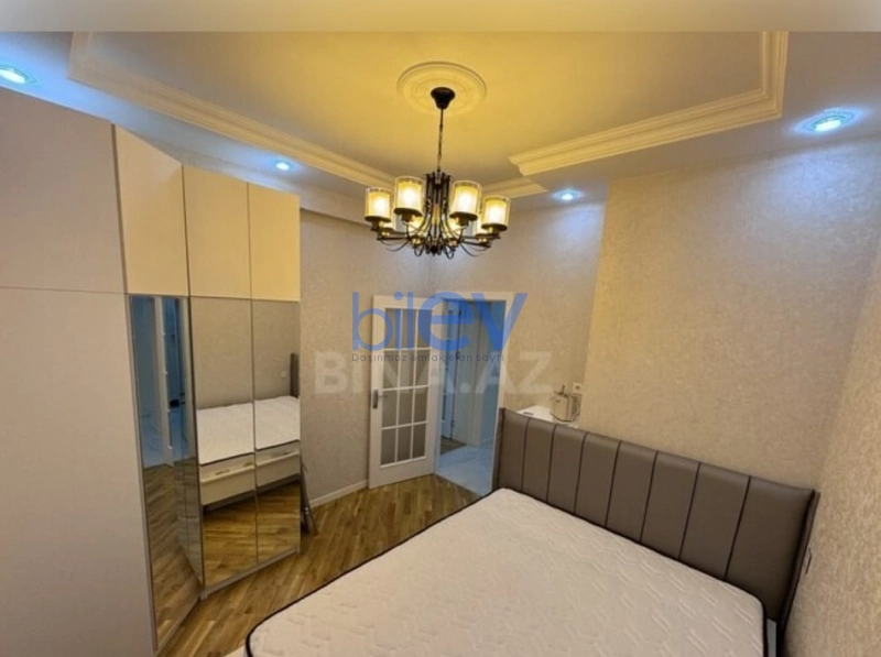 Aylıq Kirayə 2 otaqlı Yeni Tikili bina evi  52m², Bakı