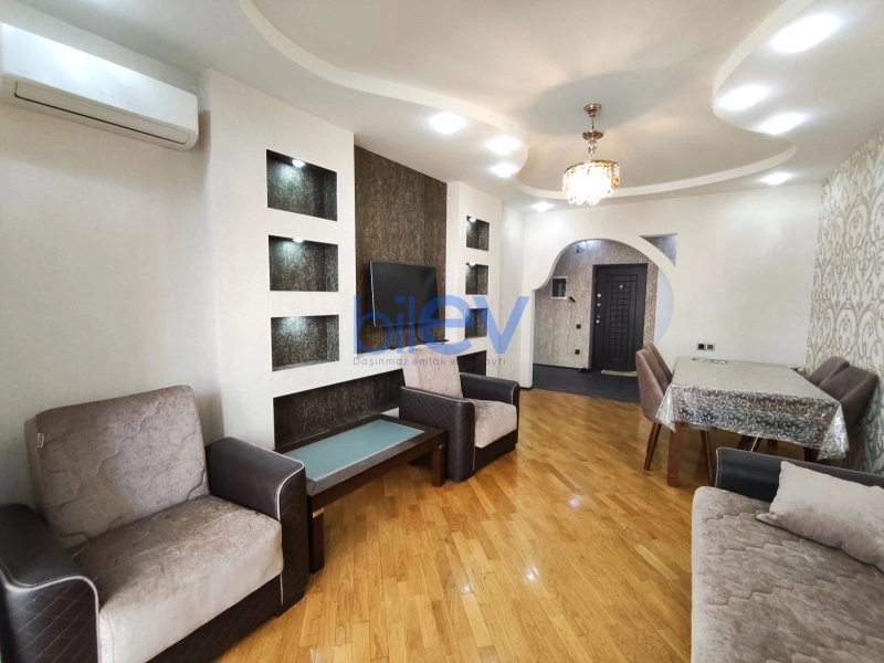 Aylıq Kirayə 2 otaqlı Yeni Tikili bina evi  70m², Bakı