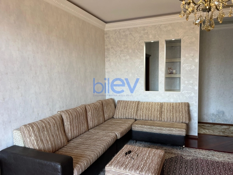 Aylıq Kirayə 3 otaqlı Yeni Tikili bina evi  110m², Bakı
