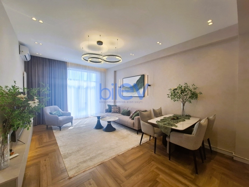 Satış 2 otaqlı Yeni Tikili bina evi  63m², Bakı