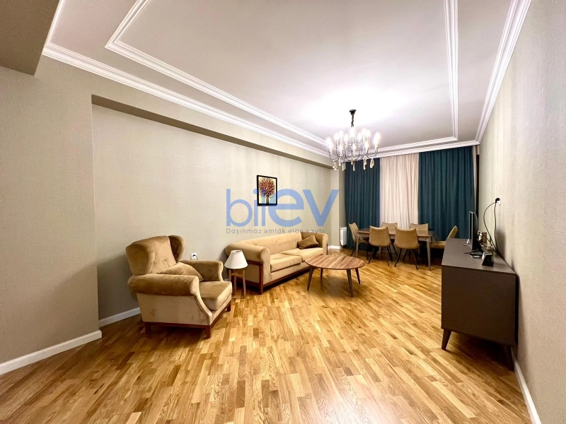 Aylıq Kirayə 3 otaqlı Yeni Tikili bina evi  120m², Bakı