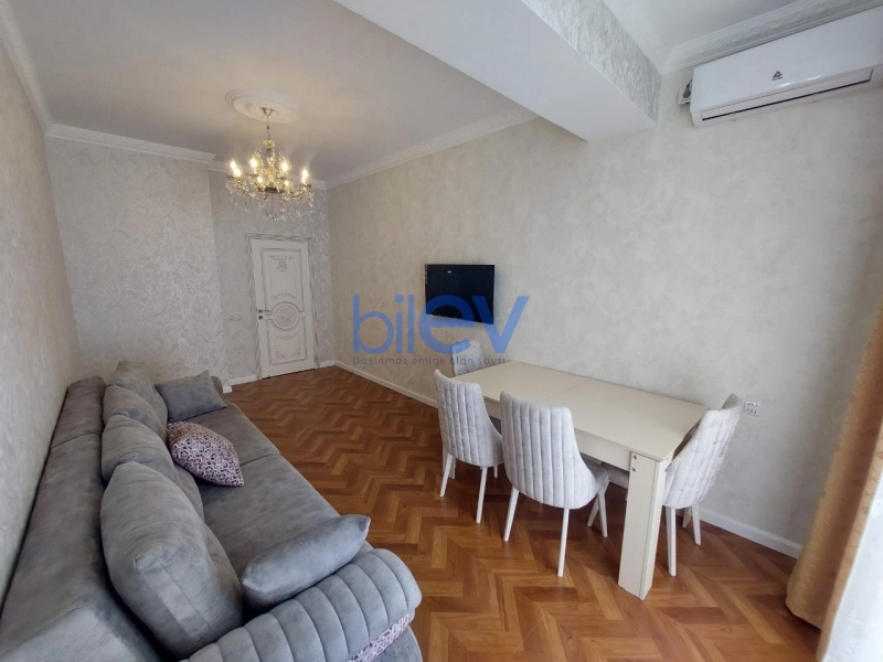 Aylıq Kirayə 2 otaqlı Yeni Tikili bina evi  75m², Bakı