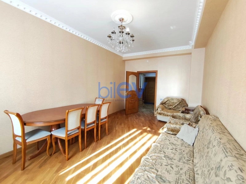 Aylıq Kirayə 3 otaqlı Yeni Tikili bina evi  100m², Bakı