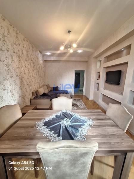 Aylıq Kirayə 2 otaqlı Yeni Tikili bina evi  70m², Bakı