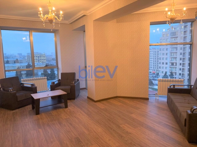 Aylıq Kirayə 2 otaqlı Yeni Tikili bina evi  80m², Bakı