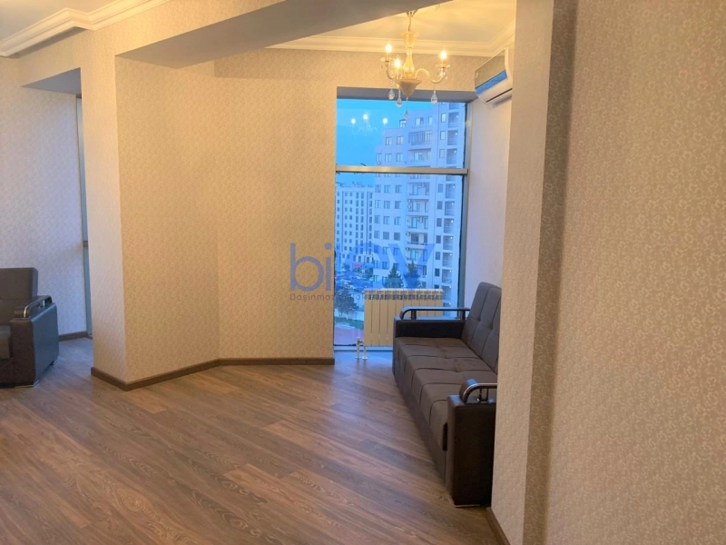 Aylıq Kirayə 2 otaqlı Yeni Tikili bina evi  80m², Bakı