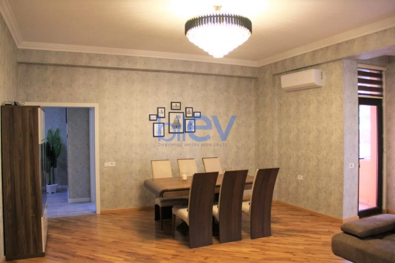 Aylıq Kirayə 3 otaqlı Yeni Tikili bina evi  155m², Bakı
