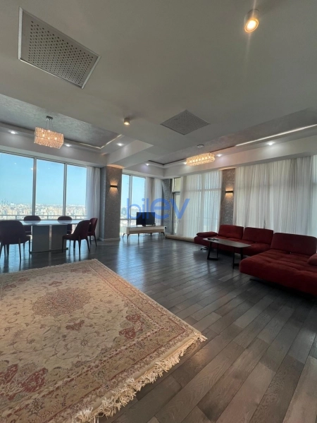 Aylıq Kirayə 4 otaqlı Yeni Tikili bina evi  160m², Bakı