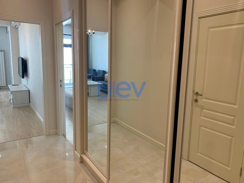 Aylıq Kirayə 2 otaqlı Yeni Tikili bina evi  55m², Bakı