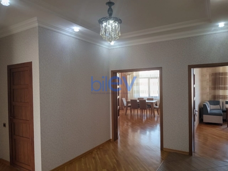 Aylıq Kirayə 3 otaqlı Yeni Tikili bina evi  125m², Bakı