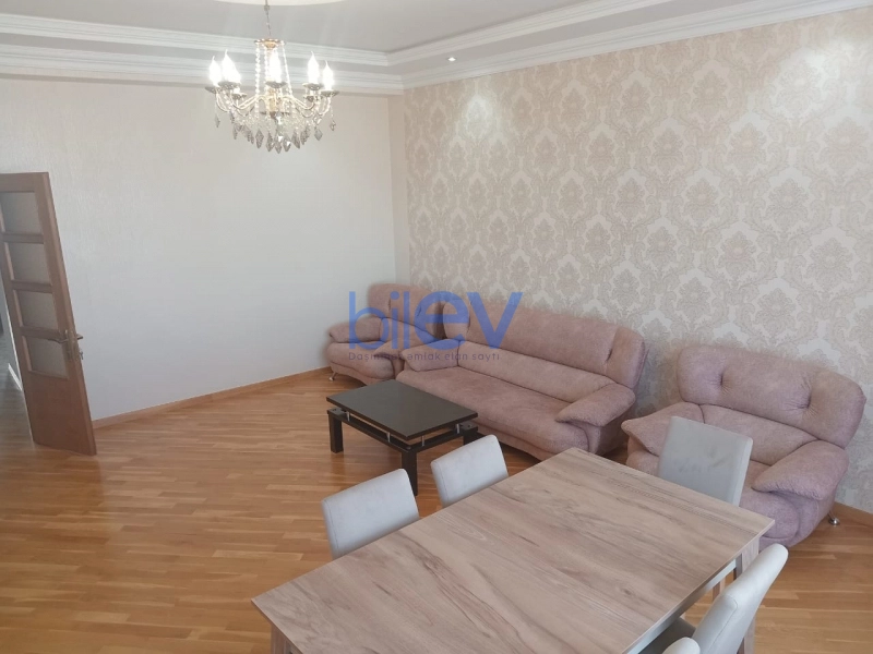 Aylıq Kirayə 3 otaqlı Yeni Tikili bina evi  125m², Bakı