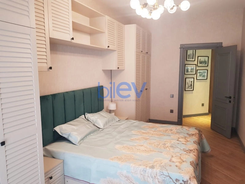 Aylıq Kirayə 2 otaqlı Yeni Tikili bina evi  75m², Bakı